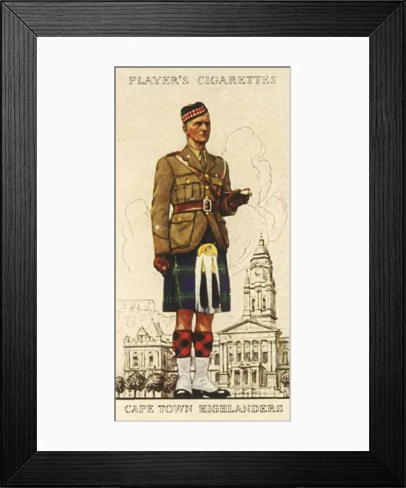 Framed Print : Cape Town Highlanders, 1936. Creator: Unknown Framed Print : Cape Town Highlanders, 1936. Creator: Unknown