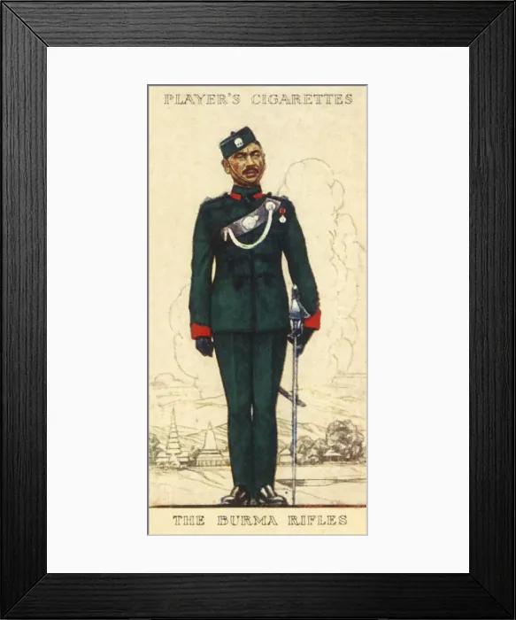 Framed Print : Burma Rifles, 1936. Creator: Unknown Framed Print : Burma Rifles, 1936. Creator: Unknown