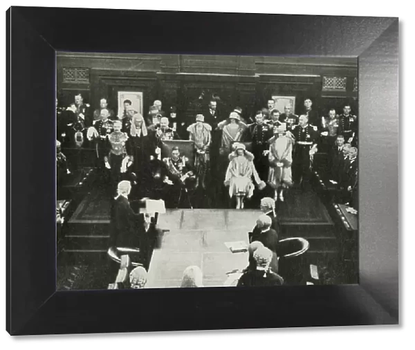 Canberra, Australia. Their Majesties Opening the First Federal Parliament, May 9th, 1927, 1937