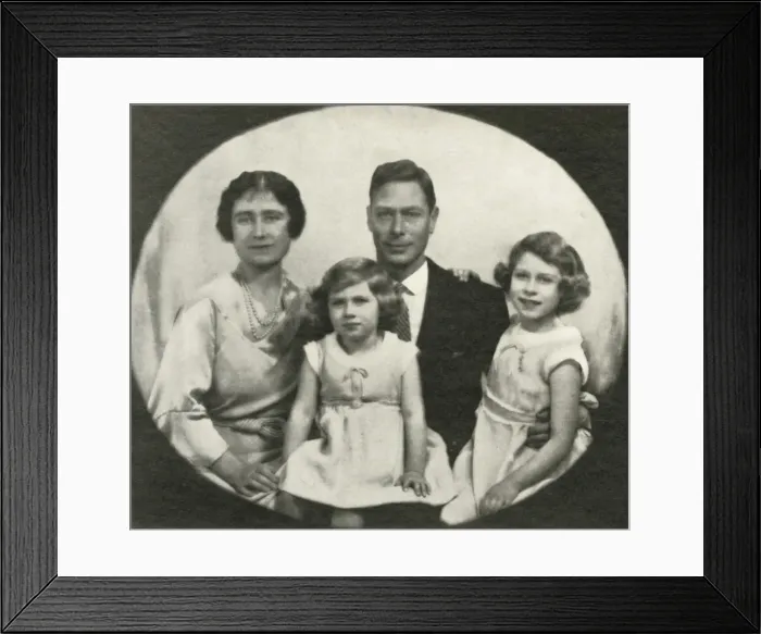 Framed Print : A Family Group, c1933, (1937). Creator: Unknown Framed Print : A Family Group, c1933, (1937). Creator: Unknown