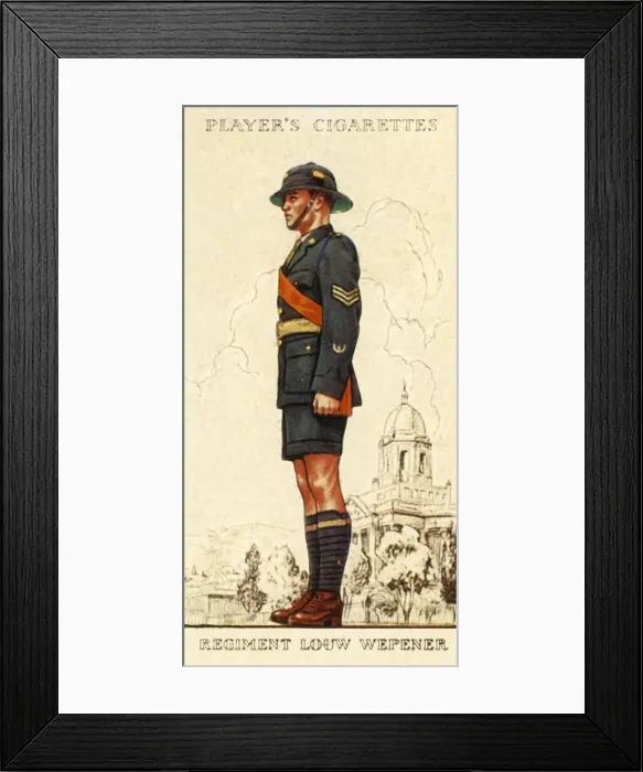 Framed Print : Regment Louw Wepener, 1936. Creator: Unknown Framed Print : Regment Louw Wepener, 1936. Creator: Unknown
