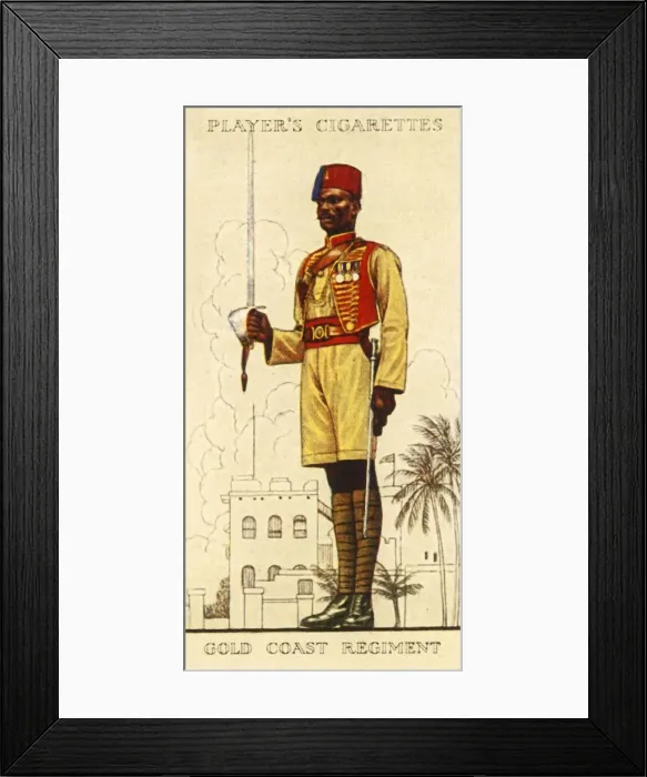 Framed Print : The Gold Coast Regiment, 1936. Creator: Unknown Framed Print : The Gold Coast Regiment, 1936. Creator: Unknown