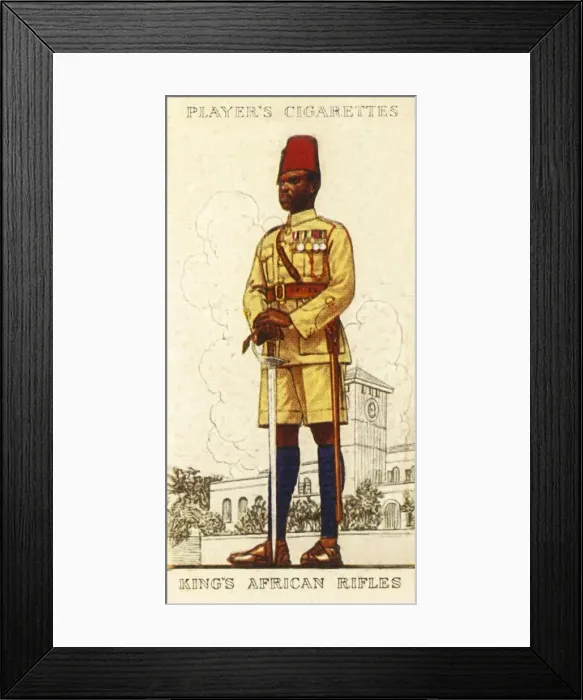 Framed Print : The Kings African Rifles, 1936. Creator: Unknown Framed Print : The Kings African Rifles, 1936. Creator: Unknown