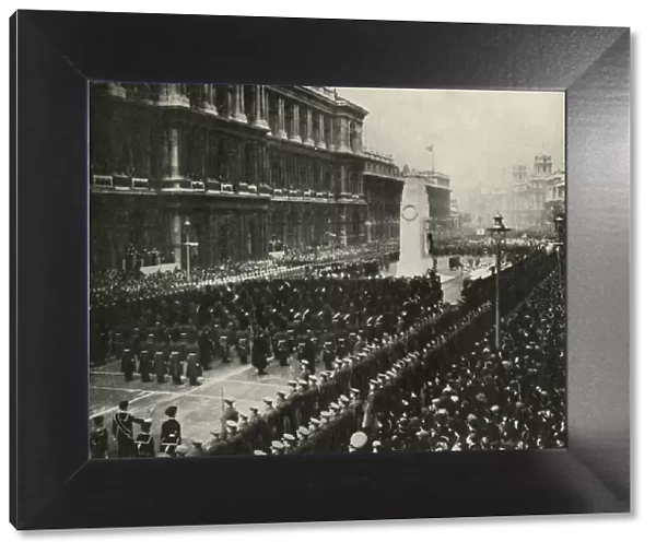 King George VI Attending Armistice Day Ceremony at the Cenotaph, Whitehall, Nov 11th, 1936, 1937