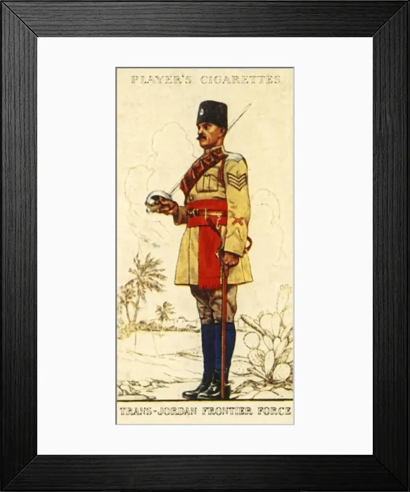 Framed Print : Trans-Jordan Frontier Force, 1936. Creator: Unknown Framed Print : Trans-Jordan Frontier Force, 1936. Creator: Unknown