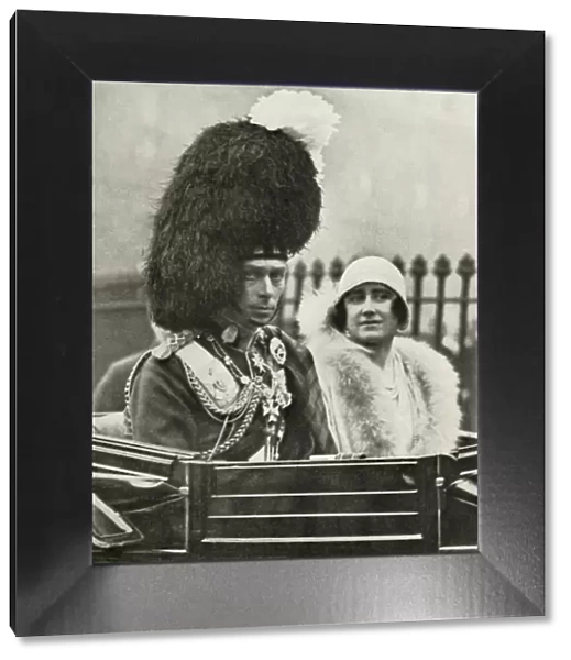 His Majesty in Highland Dress Arriving at St. Giless Cathedral, Edinburgh, 1929, 1937