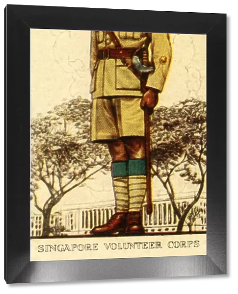 Singapore Volunteer Corps, 1936. Creator: Unknown