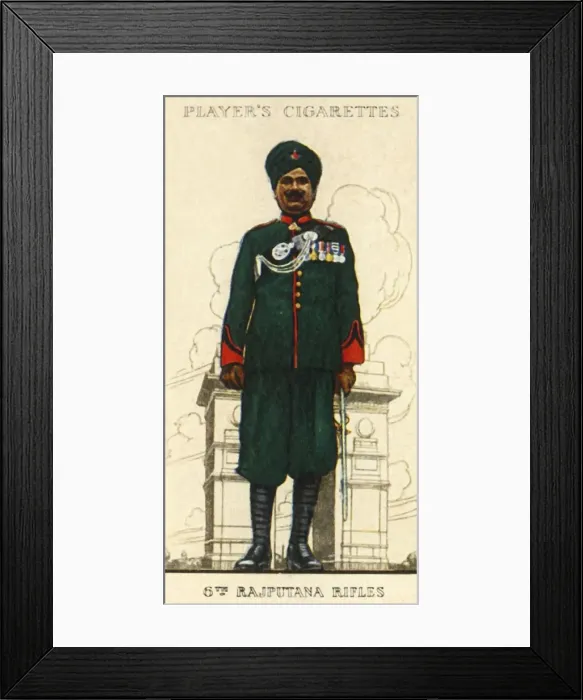 Framed Print : 6th Rajputana Rifles, 1936. Creator: Unknown Framed Print : 6th Rajputana Rifles, 1936. Creator: Unknown