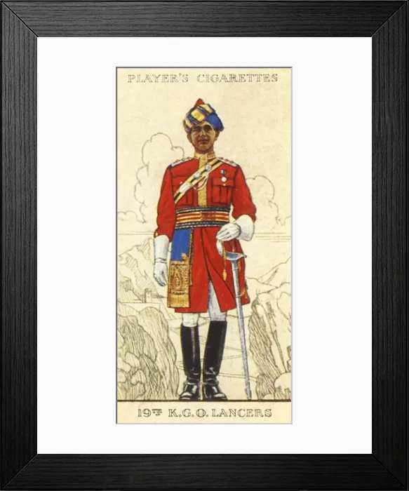 Framed Print : 19th K. G. O. Lancers, 1936. Creator: Unknown Framed Print : 19th K. G. O. Lancers, 1936. Creator: Unknown