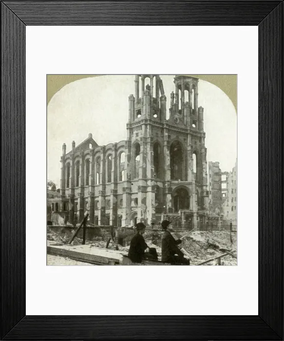 Framed Print : Ruins of the Jewish Synagogue on Sutter St. ; stood the great earthquakes of 1865 and 1868, 1906 Framed Print : Ruins of the Jewish Synagogue on Sutter St. ; stood the great earthquakes of 1865 and 1868, 1906
