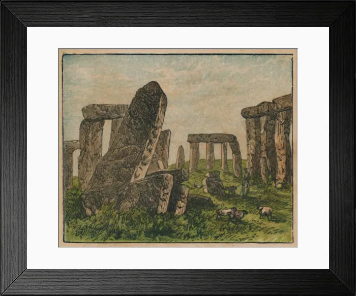 Framed Print : Stonehenge, c1910. Creator: Unknown Framed Print : Stonehenge, c1910. Creator: Unknown
