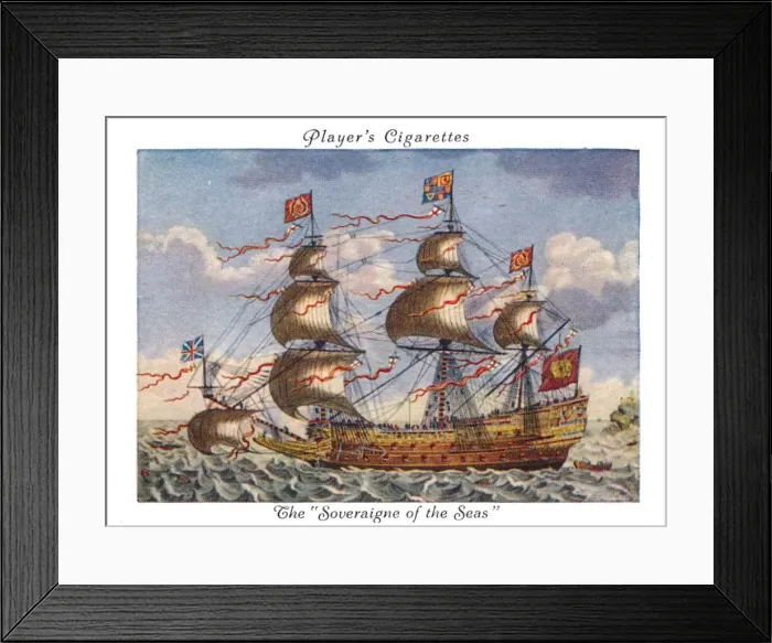 Framed Print : The Soveraigne of the Sea, 1936. Creator: Unknown Framed Print : The Soveraigne of the Sea, 1936. Creator: Unknown
