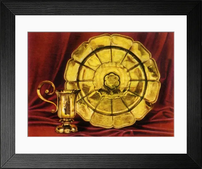 Framed Print : Rose-Water Ewer and Basin, 1938. Creator: Unknown Framed Print : Rose-Water Ewer and Basin, 1938. Creator: Unknown