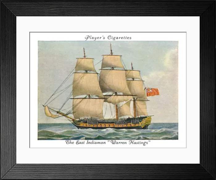 Framed Print : The East Indiaman Warren Hastings, 1936. Creator: Unknown Framed Print : The East Indiaman Warren Hastings, 1936. Creator: Unknown