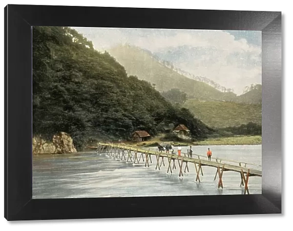 Passerelle Sur La Riviere D Arakawa, (Footbridge over the Arakawa River), 1900