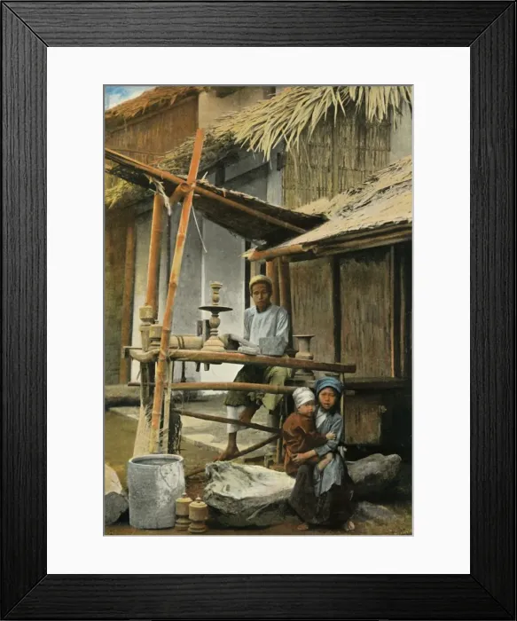 Framed Print : Tourneur, (Artisan), 1900. Creator: Unknown