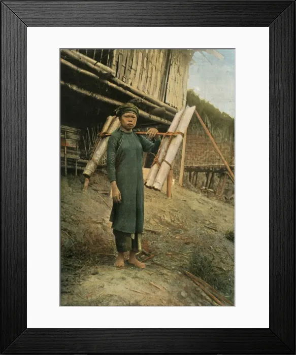 Framed Print : Porteuse D Eau, (Water Carrier), 1900. Creator: Unknown Framed Print : Porteuse D Eau, (Water Carrier), 1900. Creator: Unknown