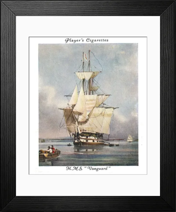 Framed Print : H. M. S. Vanguard, 1936. Creator: Unknown Framed Print : H. M. S. Vanguard, 1936. Creator: Unknown