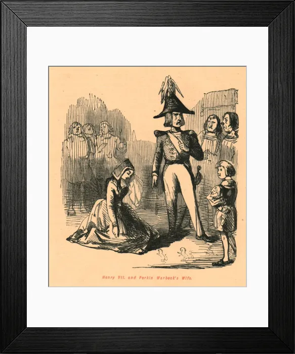 Framed Print : Henry VII. and Perkin Warbecks Wife, 1897. Creator: John Leech Framed Print : Henry VII. and Perkin Warbecks Wife, 1897. Creator: John Leech