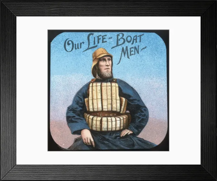 Framed Print : The Life-boat Men, c1900. Creator: Unknown Framed Print : The Life-boat Men, c1900. Creator: Unknown