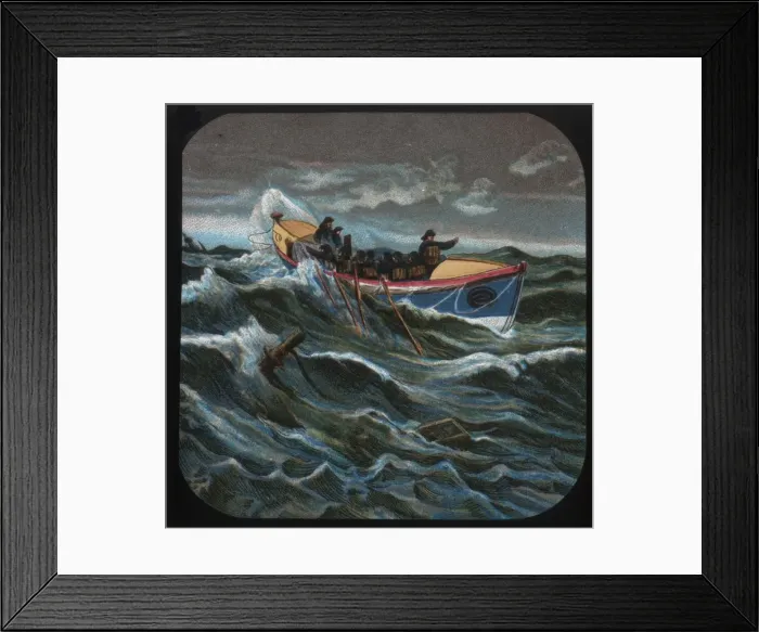 Framed Print : On the way to the wreck, c1900. Creator: Unknown Framed Print : On the way to the wreck, c1900. Creator: Unknown