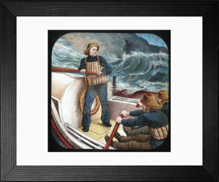 Framed Print : Joseph Cox: Coxswain of the Hope, c1900. Creator: Unknown Framed Print : Joseph Cox: Coxswain of the Hope, c1900. Creator: Unknown