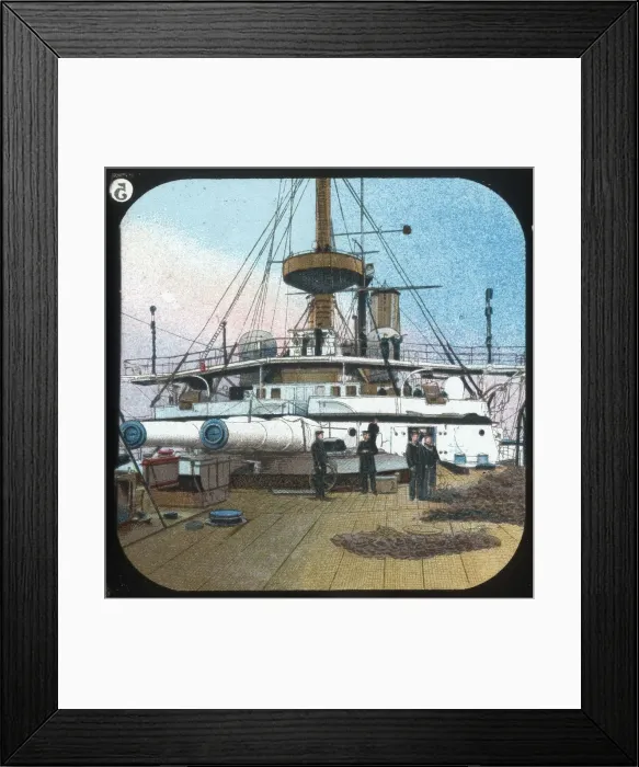 Framed Print : After Barbette -- H. M. S. Revenger, c1900. Creator: Unknown Framed Print : After Barbette -- H. M. S. Revenger, c1900. Creator: Unknown