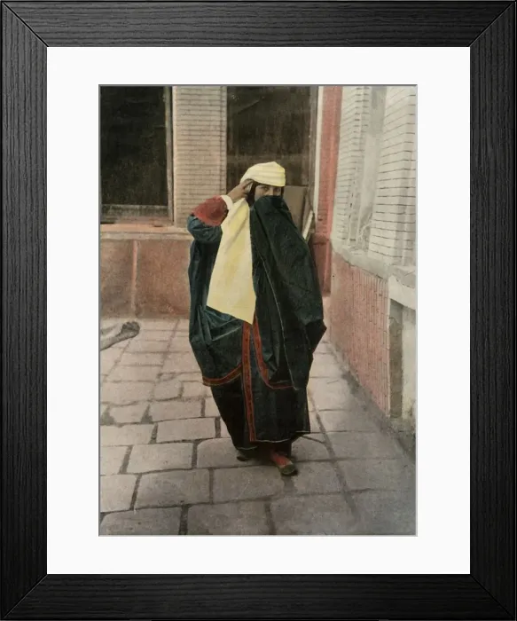 Framed Print : Persane En Costume De Ville, (Persian in City Dress), 1900. Creator: Unknown Framed Print : Persane En Costume De Ville, (Persian in City Dress), 1900. Creator: Unknown