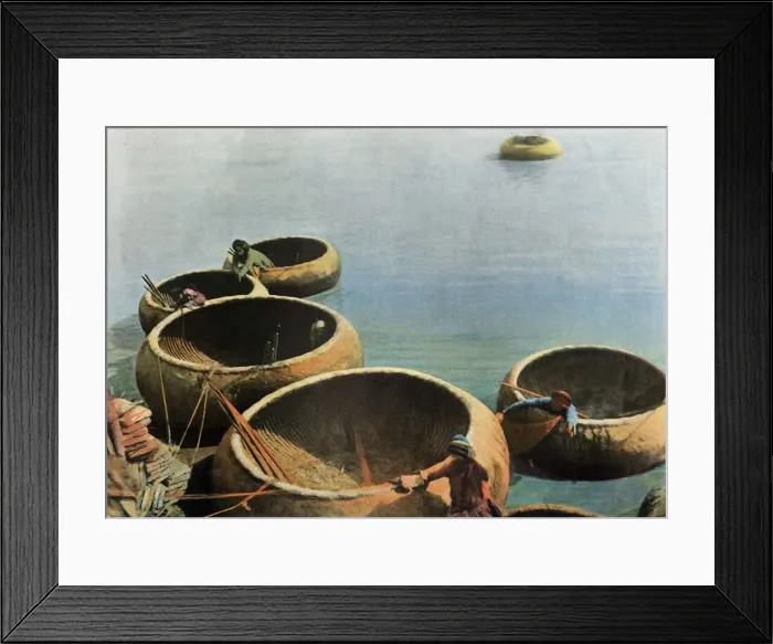Framed Print : Kouffehs Sur L Euphrate, (Kuphars on the Euphrates), 1900. Creator: Unknown Framed Print : Kouffehs Sur L Euphrate, (Kuphars on the Euphrates), 1900. Creator: Unknown