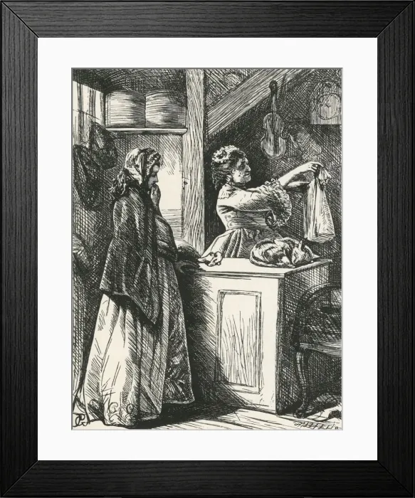 Framed Print : Madam Blaize, 1906. Creator: Dalziel Brothers Framed Print : Madam Blaize, 1906. Creator: Dalziel Brothers