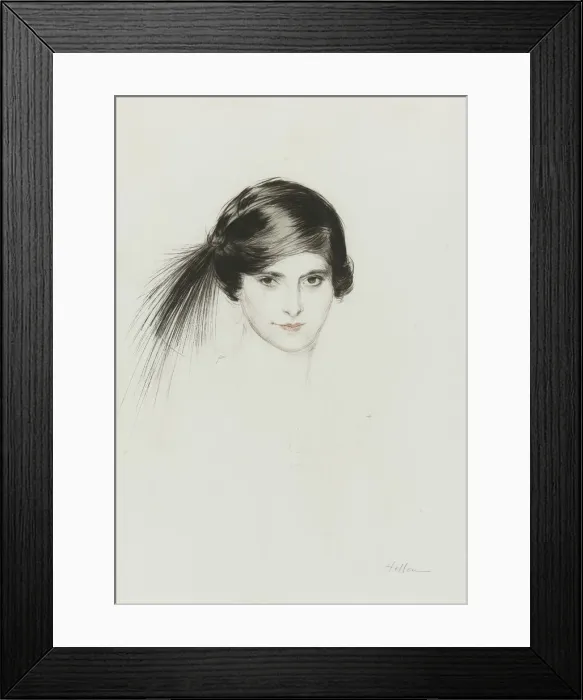 Framed Print : Helena Rubinstein, c. 1908. Artist: Helleu, Paul Cesar (1859-1927) Framed Print : Helena Rubinstein, c. 1908. Artist: Helleu, Paul Cesar (1859-1927)