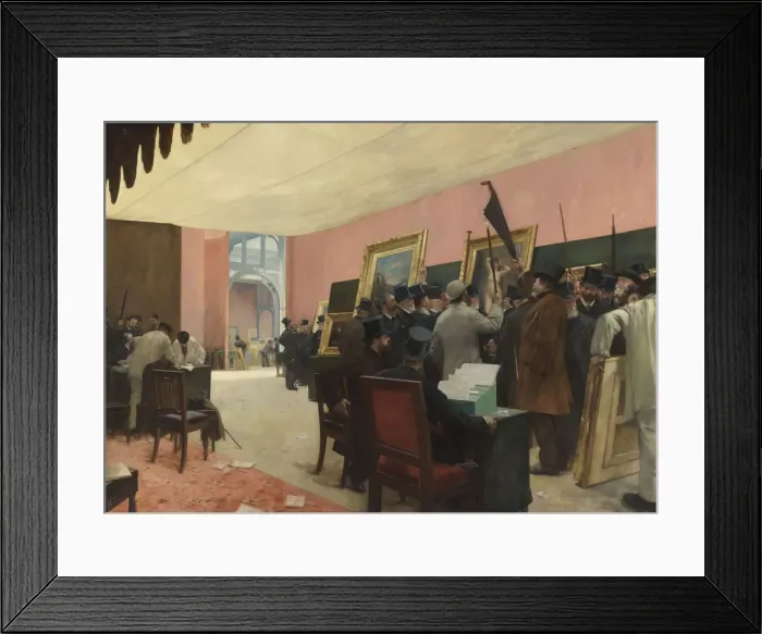 Framed Print : A Session of the Painting Jury, before 1885. Artist: Gervex, Henri (1852-1929) Framed Print : A Session of the Painting Jury, before 1885. Artist: Gervex, Henri (1852-1929)