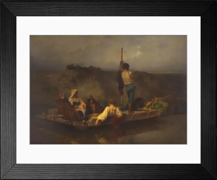 Framed Print : Malaria, 1848-1849. Artist: Hebert, Ernest (1817-1908) Framed Print : Malaria, 1848-1849. Artist: Hebert, Ernest (1817-1908)