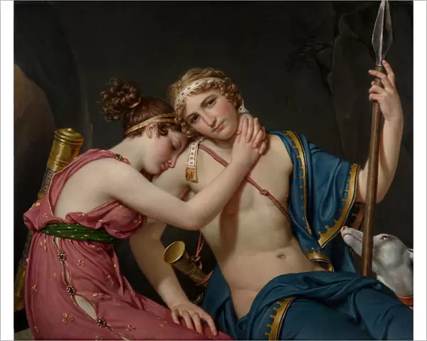 The Farewell of Telemachus and Eucharis, 1818. Artist: David, Jacques Louis (1748-1825)
