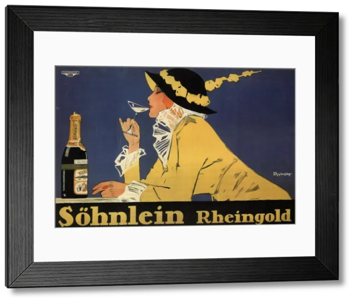 Framed Print : Sohnlein Rheingold, 1914. Artist: Rumpf, Friedrich Carl Georg (Fritz) (1888-1949) Framed Print : Sohnlein Rheingold, 1914. Artist: Rumpf, Friedrich Carl Georg (Fritz) (1888-1949)