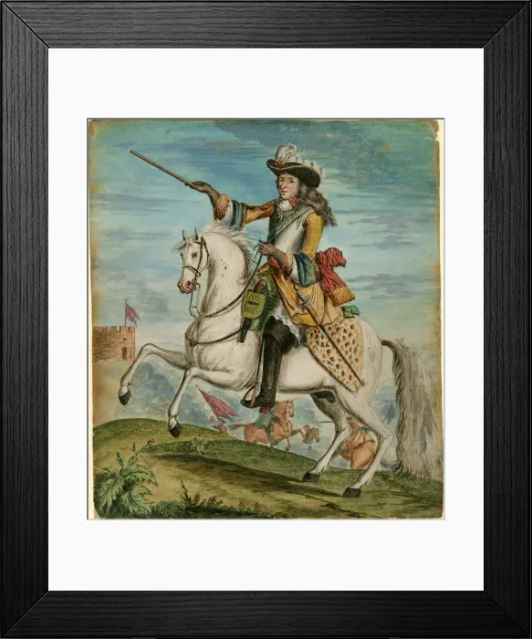Framed Print : Portrait of William III of England (1650-1702), ca 1690. Artist: Anonymous Framed Print : Portrait of William III of England (1650-1702), ca 1690. Artist: Anonymous