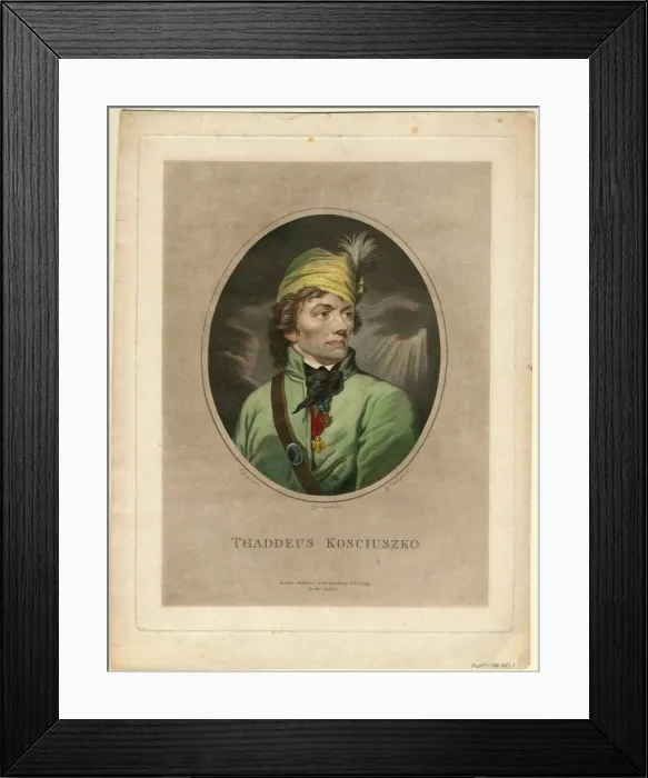 Framed Print : Portrait of Tadeusz Kosciuszko (1746-1817), 1795. Artist: Taubert, Gustav (1755-1837) Framed Print : Portrait of Tadeusz Kosciuszko (1746-1817), 1795. Artist: Taubert, Gustav (1755-1837)