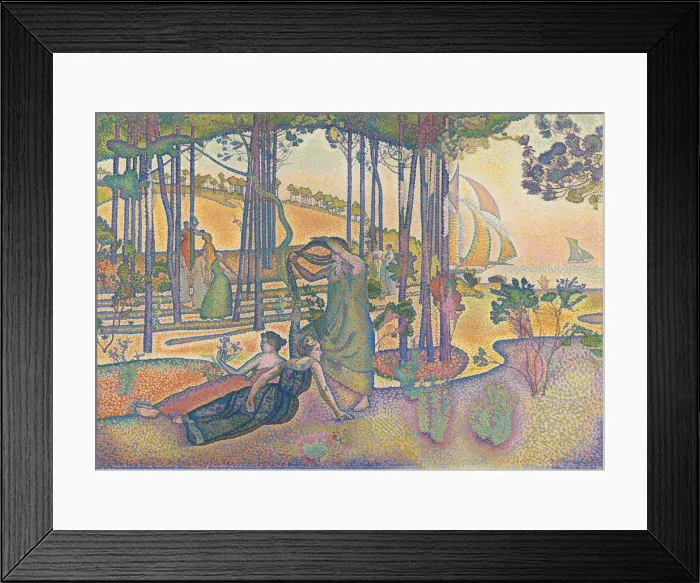 Framed Print : The Evening Air, ca 1893. Artist: Cross, Henri Edmond (1856-1910) Framed Print : The Evening Air, ca 1893. Artist: Cross, Henri Edmond (1856-1910)
