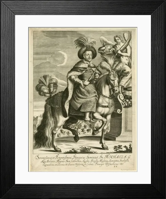 Framed Print : Michal Korybut Wisniowiecki (1640-1673), King of Poland and Grand Duke of Lithuania, c Framed Print : Michal Korybut Wisniowiecki (1640-1673), King of Poland and Grand Duke of Lithuania, c