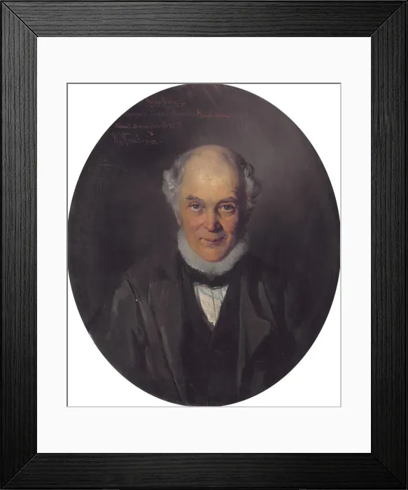 Framed Print : Portrait of the painter Yegor Ivanovich Makovsky (1802-1886), 1859. Artist: Makovsky Framed Print : Portrait of the painter Yegor Ivanovich Makovsky (1802-1886), 1859. Artist: Makovsky