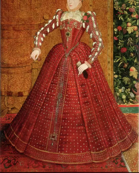 Portrait of Elizabeth I of England (The Hampden Portrait), ca 1563. Artist: Meulen