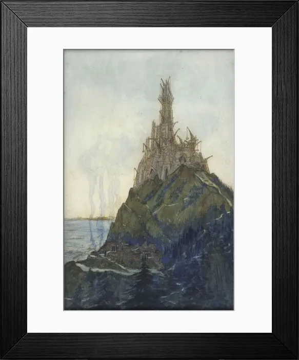 Framed Print : Temple of Thought, Dedicated to Beethoven, under construction, 1897-1914. Artist: Garas Framed Print : Temple of Thought, Dedicated to Beethoven, under construction, 1897-1914. Artist: Garas