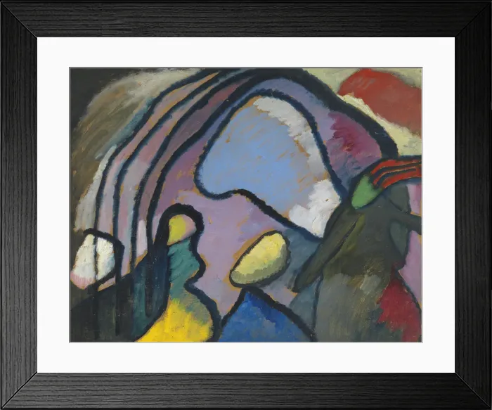 Framed Print : Study for Improvisation 10. Artist: Kandinsky, Wassily Vasilyevich (1866-1944)