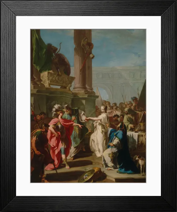 Framed Print : The Sacrifice of Polyxena, 1734. Artist: Pittoni, Giovan Battista (1687-1767) Framed Print : The Sacrifice of Polyxena, 1734. Artist: Pittoni, Giovan Battista (1687-1767)