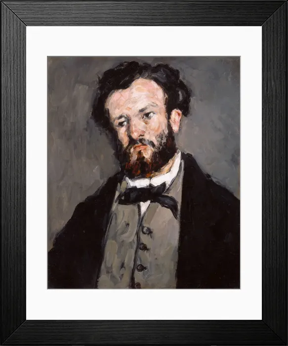 Framed Print : Portrait of Anthony Valabregue, 1869-1871. Artist: Cezanne, Paul (1839-1906) Framed Print : Portrait of Anthony Valabregue, 1869-1871. Artist: Cezanne, Paul (1839-1906)