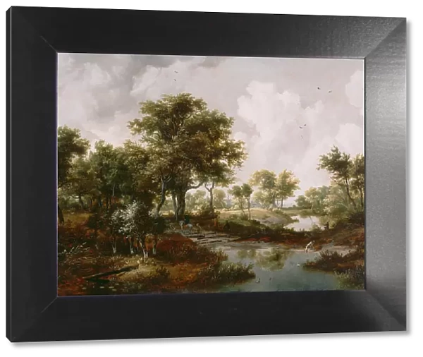 A Wooded Landscape, 1667. Artist: Hobbema, Meindert (1638-1709)