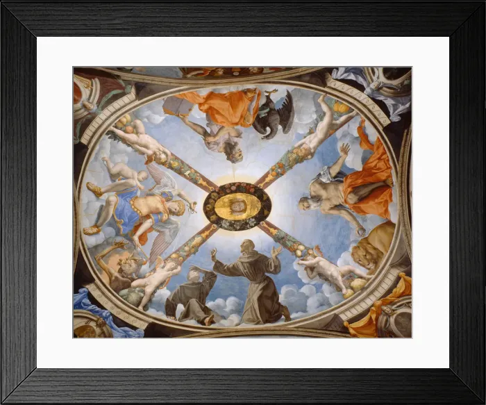 Framed Print : Ceiling painting of the Chapel of Eleonor of Toledo in the Palazzo Vecchio, 1540-1545 Framed Print : Ceiling painting of the Chapel of Eleonor of Toledo in the Palazzo Vecchio, 1540-1545