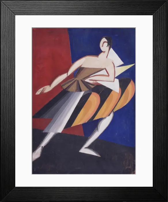 Framed Print : Costume design, 1920. Artist: Exter, Alexandra Alexandrovna (1882-1949) Framed Print : Costume design, 1920. Artist: Exter, Alexandra Alexandrovna (1882-1949)