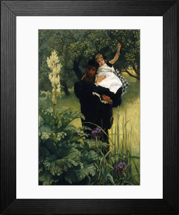 Framed Print : The Widower, 1876. Artist: Tissot, James Jacques Joseph (1836-1902)
