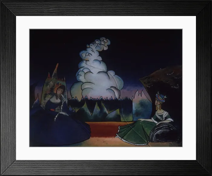 Framed Print : White Cloud. Artist: Kandinsky, Wassily Vasilyevich (1866-1944) Framed Print : White Cloud. Artist: Kandinsky, Wassily Vasilyevich (1866-1944)